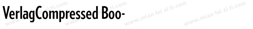 VerlagCompressed Boo字体转换
